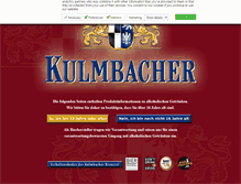 Tablet Screenshot of kulmbacher.biz